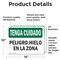 Signmission 10 in Height, 14 in Width, Vinyl Decal, Rectangle, Spanish OS-2PACK-BC-D-1014-L-10013 - alternate 2